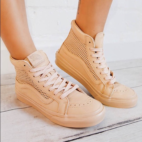 Vans Sk8-Hi Slim Cutout Square Perf Amberlight - Picture 1 of 7